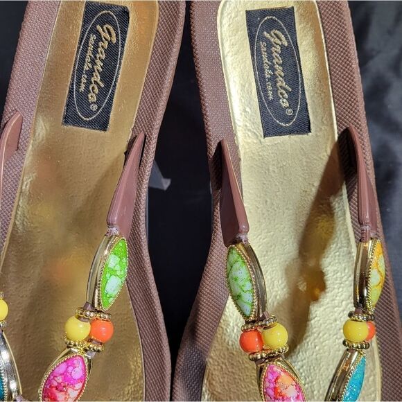 GRANDCO SANDAL WITH BEADS - Picture 5 of 13